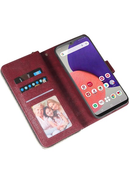 Samsung Galaxy A22E Fermuar Cep Kart Tutucu Cüzdan Kılıf 9 (Yurt Dışından) fiyatları
