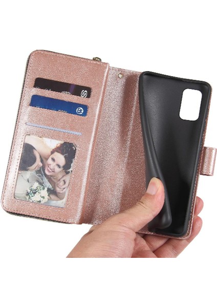 Samsung Galaxy Için Kılıf El Kayışı ile Zipper Fermuar Cep Kart Tutucu Flip (Yurt Dışından) indirimleri
