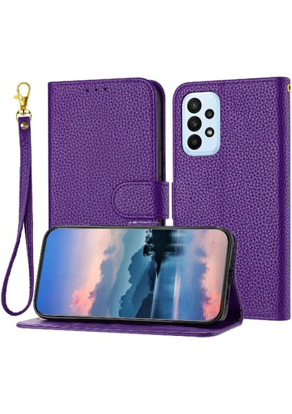 Telefon Kılıfı Için Samsung Galaxy A53 5g Flip Folio Pu Deri Kart Yuvaları (Yurt Dışından)