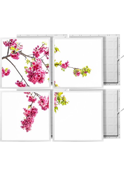 60X60 LED Panel Sıva Altı Desenli 2x2 Dörtlü Grup 46510200SA