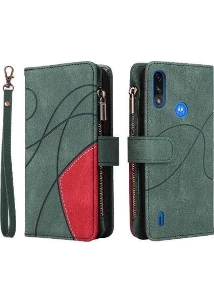 Motorola Moto E7 Güç Kart Yuvası Standı Kickstand Koruyucu (Yurt Dışından)