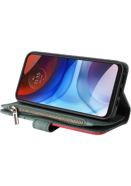 Motorola Moto E7 Güç Kart Yuvası Standı Kickstand Koruyucu (Yurt Dışından)