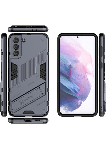 Samsung Galaxy S21 5g Koruyucu Kapak Için Kickstand Sağlam Askeri (Yurt Dışından) modelleri