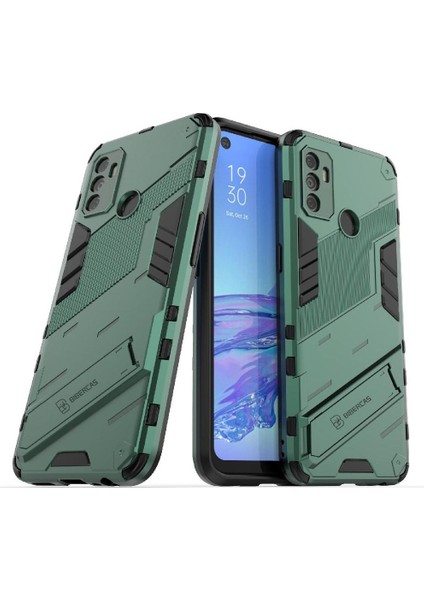 Oppo A53 4g Kickstand Koruyucu Kapak Için Kılıf Sağlam Askeri (Yurt Dışından)