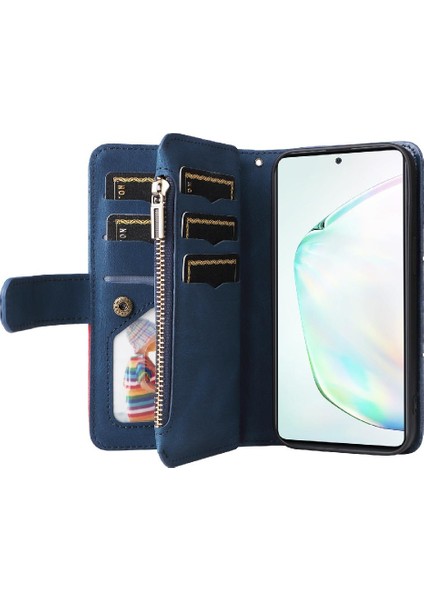 Samsung Galaxy Not 10 Lite Için Kılıf Kart Yuvası Standı ile Dokuz Kart Yuvaları (Yurt Dışından)