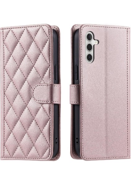 Telefon Kılıfı Için Samsung Galaxy A15 4g/5g Kart Yuvaları Tutucu El Kayışı Flip (Yurt Dışından)