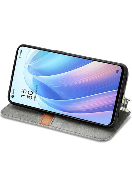 Oppo Oppo 7 Için Kılıf Moda Tasarım Deri Çanta Cüzdan Fonksiyonu Flip (Yurt Dışından) modelleri