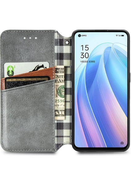 Oppo Oppo 7 Için Kılıf Moda Tasarım Deri Çanta Cüzdan Fonksiyonu Flip (Yurt Dışından) indirimleri