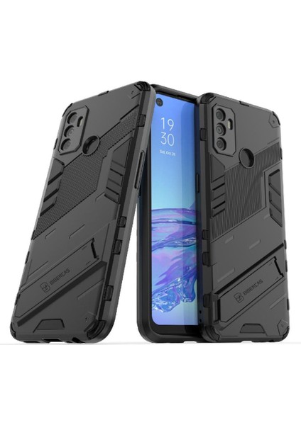 Oppo A53 4g Kickstand Koruyucu Kapak Için Kılıf Sağlam Askeri (Yurt Dışından)