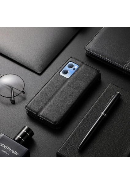 Oppo Oppo 7 5g Cüzdan Fonksiyonu Için Kılıf Deri Kılıf Zarif Iş (Yurt Dışından)