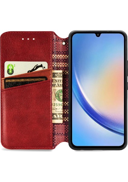 Samsung Galaxy A34 5g Için Kılıf Kapak Çevirin Cüzdan Fonksiyonu Zarif Kılıf (Yurt Dışından) fiyatları