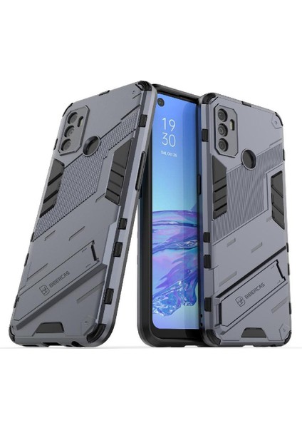 Oppo A53 4g Kickstand Koruyucu Kapak Için Kılıf Sağlam Askeri (Yurt Dışından)