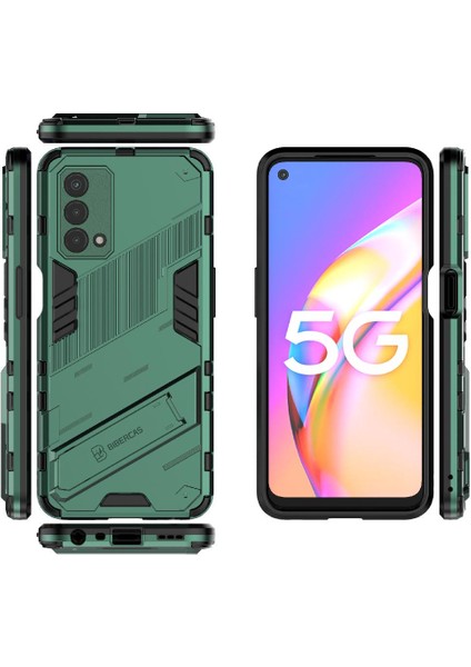 Oppo A93 5g Koruyucu Kapak Için Kılıf Kickstand Sağlam Askeri (Yurt Dışından) fırsatları