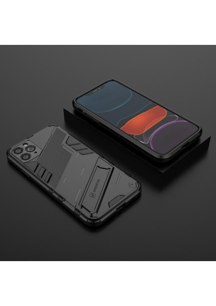 Iphone 13 Için Kılıf Pro Max Kickstand Sağlam Askeri Koruyucu Kapak (Yurt Dışından)