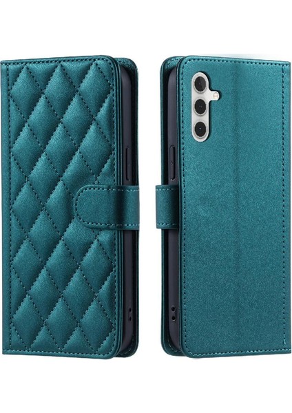 Telefon Kılıfı Için Samsung Galaxy A15 4g/5g Kart Yuvaları Tutucu El Kayışı Flip (Yurt Dışından)