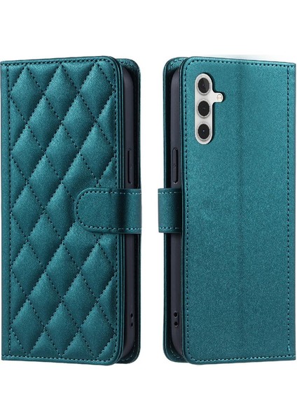 Telefon Kılıfı Için Samsung Galaxy A15 4g/5g Kart Yuvaları Tutucu El Kayışı Flip (Yurt Dışından)