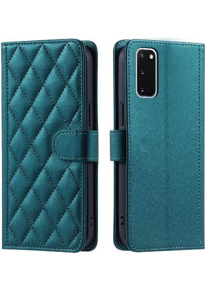 Samsung Galaxy S20 Manyetik Kafes Kart Yuvaları Için Telefon Kılıfı Tutucu Flip (Yurt Dışından)
