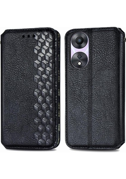 Oppo A78 Zarif Iş Moda Tasarım Deri Kılıf Flip Için Kılıf (Yurt Dışından)