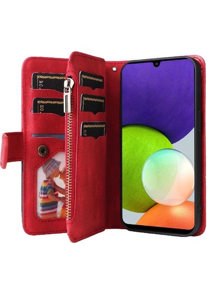 Samsung Galaxy A22 4g Fermuar Cüzdan Tarzı Kickstand Koruyucu Kılıf (Yurt Dışından) indirimleri