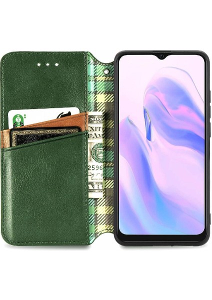 Blackview A70 Zarif Iş Deri Çanta Cüzdan Fonksiyonu Için Kılıf (Yurt Dışından)