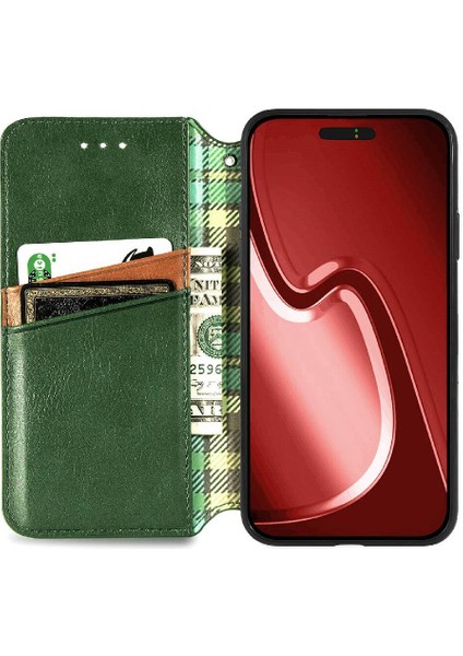Apple iphone 15 Için Kılıf Promax Cüzdan Fonksiyonu Deri Kılıf Moda Flip (Yurt Dışından)