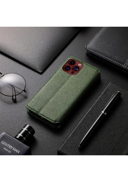 Apple iphone 15 Için Kılıf Promax Cüzdan Fonksiyonu Deri Kılıf Moda Flip (Yurt Dışından)