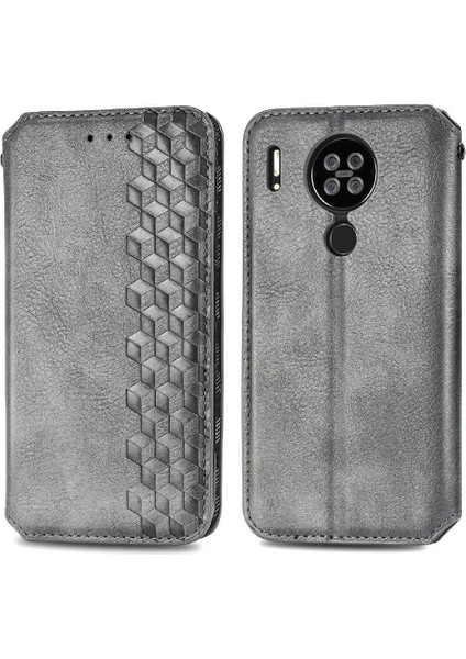 Blackview A80/A80S Cüzdan Fonksiyonu Için Kılıf Moda Tasarım Deri Çanta (Yurt Dışından)