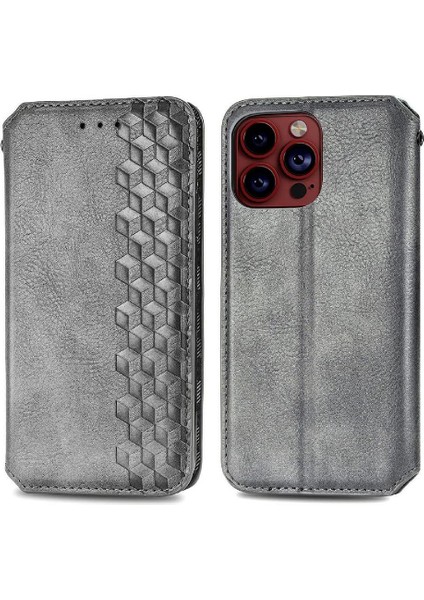 Apple iphone 15 Için Kılıf Promax Cüzdan Fonksiyonu Deri Kılıf Moda Flip (Yurt Dışından)