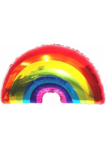 Gökkuşağı Renkli Folyo Balon 90 Cm