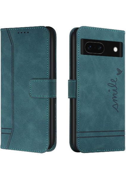 Google Piksel 8A Manyetik Kapatma Kart Yuvaları Kapak Flip Pu Için Telefon Kılıfı (Yurt Dışından)