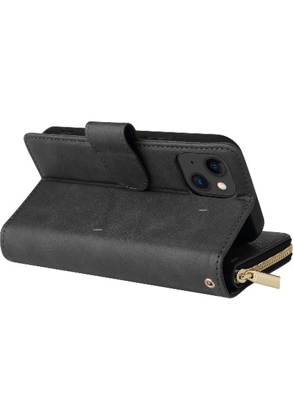 Iphone 15 Için Kılıf Kart Tutucu Fermuar Cep Cüzdan Kılıf 9 Kart Yuvaları ile (Yurt Dışından) modelleri