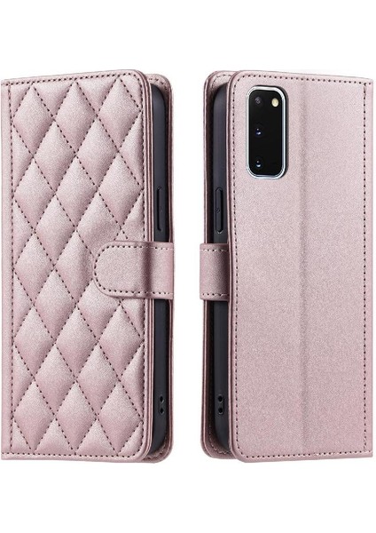 Samsung Galaxy S20 Manyetik Kafes Kart Yuvaları Için Telefon Kılıfı Tutucu Flip (Yurt Dışından)
