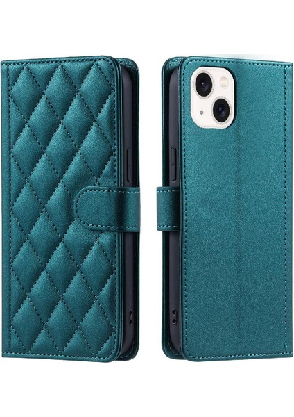 Iphone 13 Için Telefon Kılıfı Kafes Kart Yuvaları Tutucu Flip Folio Cüzdan El (Yurt Dışından)