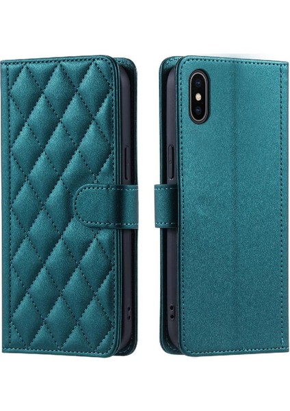 Iphone Xs Max Flip Folio Cüzdan Kafes Manyetik Kart El Telefon Kılıfı (Yurt Dışından)