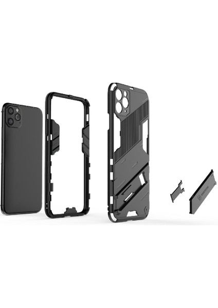 Iphone 11 Için Kılıf Pro Max Koruyucu Kapak Kickstand Sağlam Askeri (Yurt Dışından)