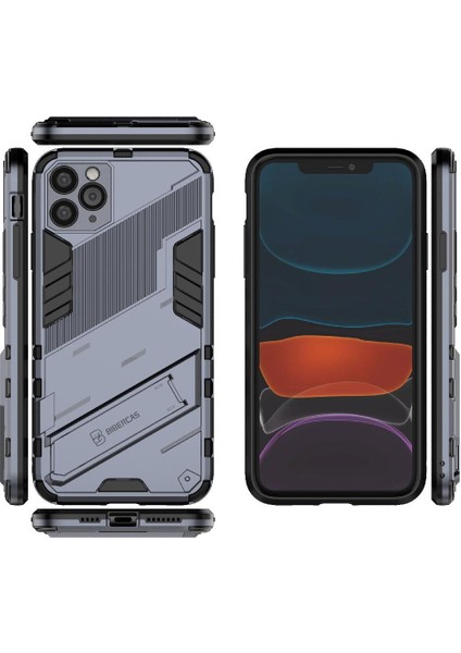 Iphone 11 Için Kılıf Pro Max Koruyucu Kapak Kickstand Sağlam Askeri (Yurt Dışından)