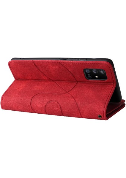 Samsung Galaxy A71 5g Kickstand Koruyucu Iki Renkli Dikiş Için Kılıf (Yurt Dışından) fırsatları