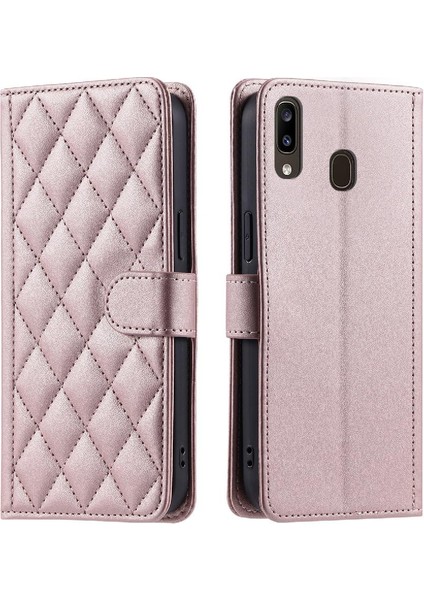 Samsung Galaxy A40 El Kayışı Flip Folio Cüzdan Kart Için Telefon Kılıfı (Yurt Dışından) indirimleri