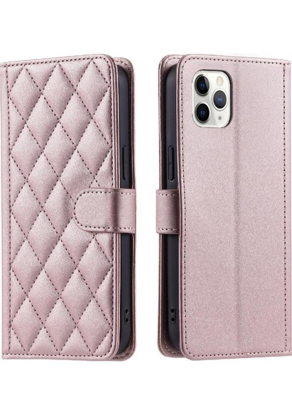 Iphone 11 Için Telefon Kılıfı Pro Max Manyetik Kart Yuvaları Tutucu Kafes Flip (Yurt Dışından)