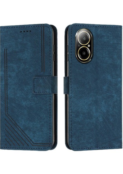Realme C67 4g Tam Koruma Kartı Ekleme Darbeye Pu Için Kılıf (Yurt Dışından)