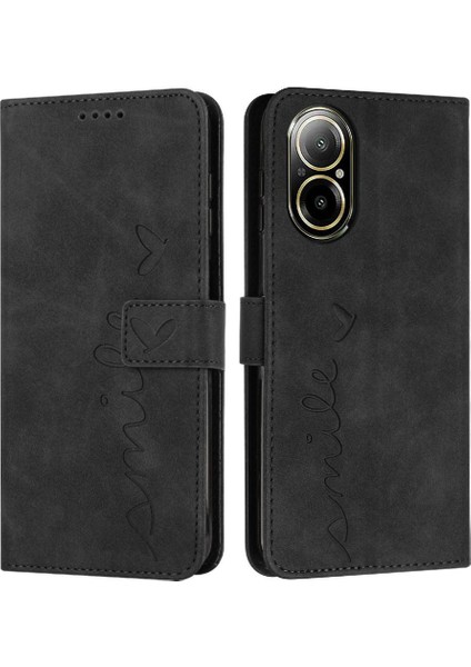 Realme C67 4g Tam Koruma Darbeye Kapak Kapak Pu Deri (Yurt Dışından)