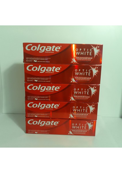 Optıc White Diş Macunu 50 ml x 5 Adet