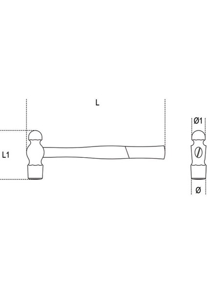 1377BA Kıvılcım Çıkarmayan Bombe Başlı Çekiç 340 Gr. fiyatları