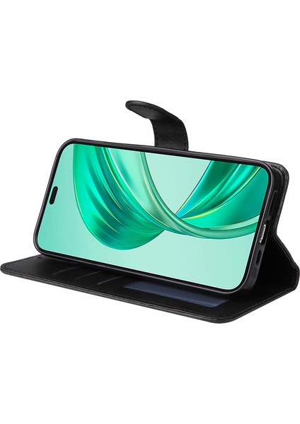 Honor X8B 4g Buzağı Dokusu Deri Kasa Fotoğraf Slot Cüzdan Telefon Kapağı (Yurt Dışından) modelleri
