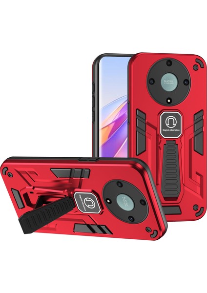 Honor X9A 5g / X40 5g / Magic5 Lite 5g Kickstand Hard Pc Yumuşak Tpu Sağlam Kapak (Yurt Dışından)