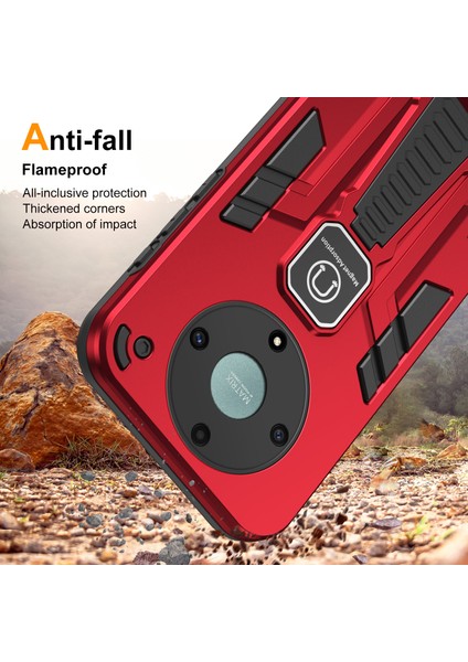 Honor X9A 5g / X40 5g / Magic5 Lite 5g Kickstand Hard Pc Yumuşak Tpu Sağlam Kapak (Yurt Dışından) modelleri