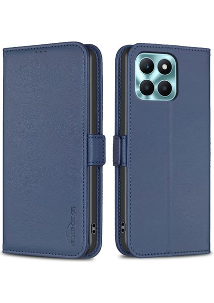 Honor X6A 4g Stand Deri Cüzdan Telefon Kapağı (Yurt Dışından)