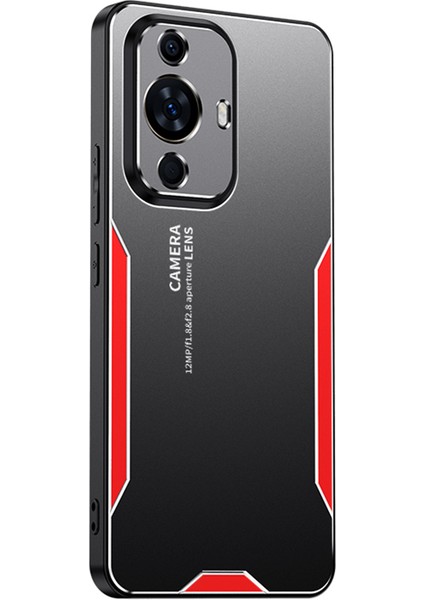 Huawei Nova 11 Metal Kasa Mat Şok Geçirmez Telefon Kapağı (Yurt Dışından)