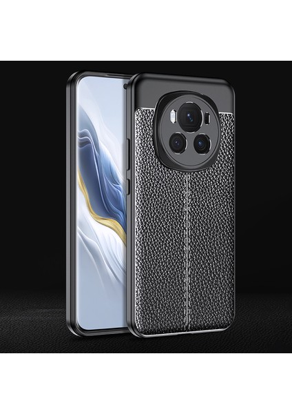 Honor Magic6 5g Tpu Case Litchi Doku Telefon Geri Kapak Koruyucu (Yurt Dışından) fırsatları