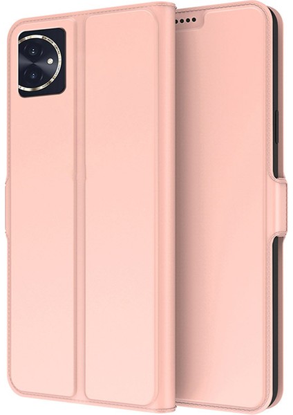 Honor 100 5g Manyetik Telefon Kasası Çizik Geçirmez Deri Kart Yuvaları Flip Folio Stand Cover (Yurt Dışından)